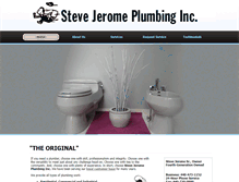 Tablet Screenshot of jeromeplumbing.com